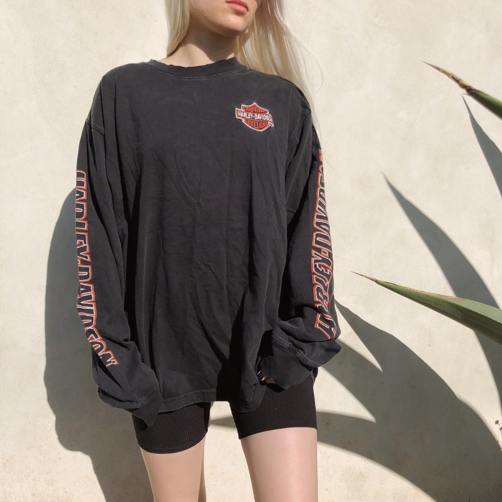 • long sleeve harley davidson tee •